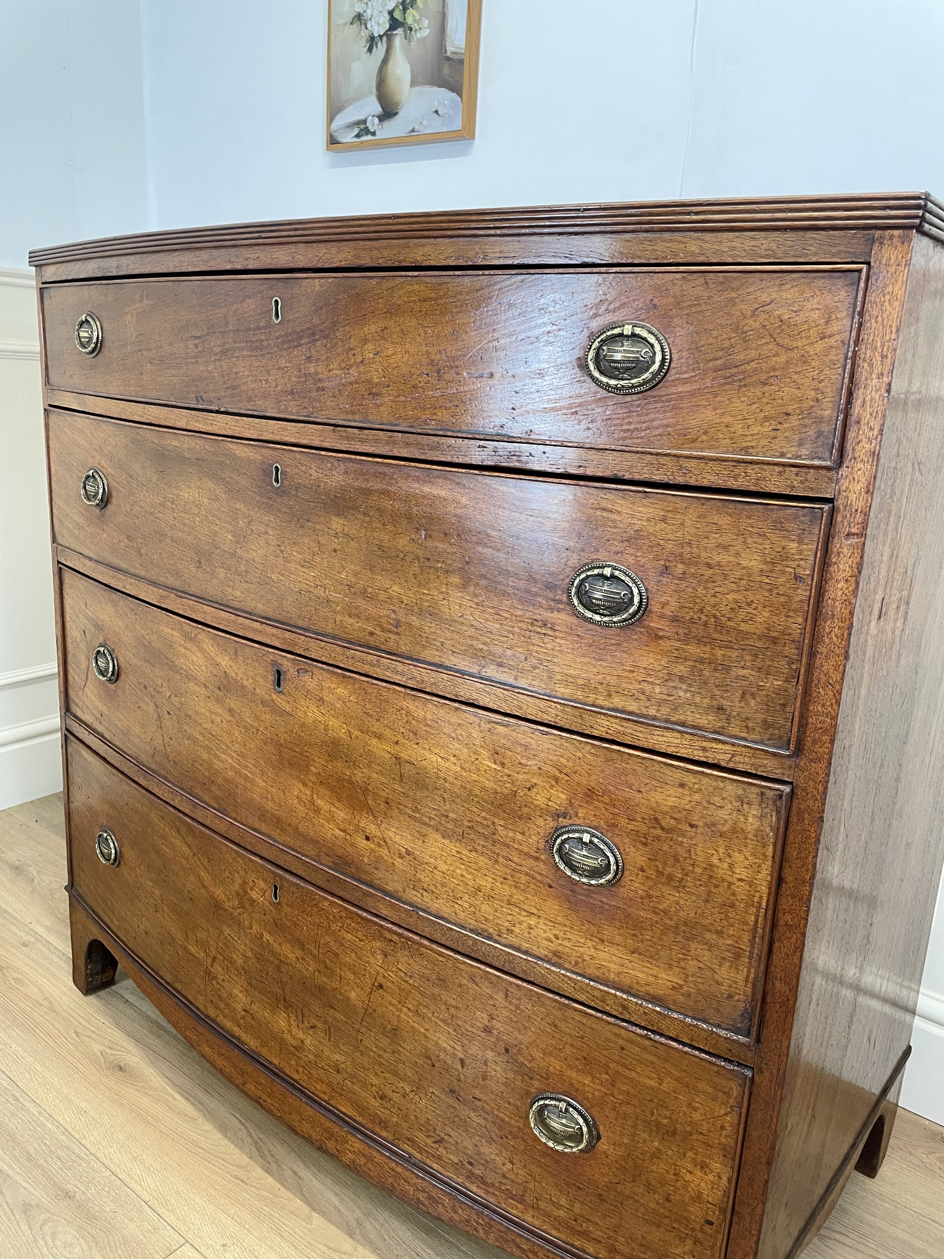 antique-georgian-farmhouse-bow-front-chest-of-drawers