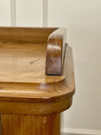 Antique Satin Birch Bedside Pot Cupboard