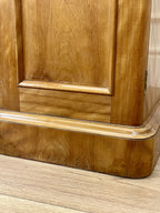 Antique Satin Birch Bedside Pot Cupboard