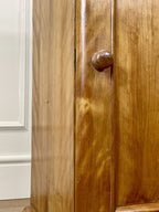 Antique Satin Birch Bedside Pot Cupboard