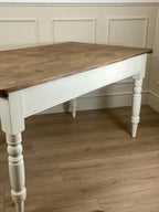 Antique Victorian Farmhouse Kitchen Table