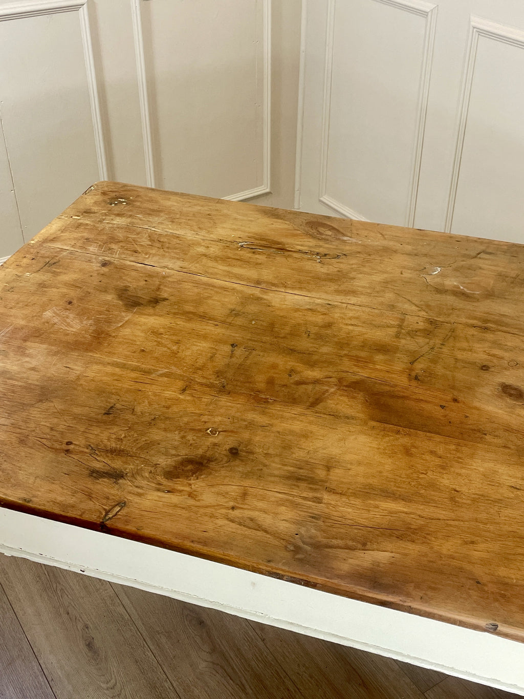 Antique Victorian Farmhouse Kitchen Table