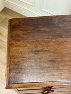 Close-up of a wooden surface with a visible grain pattern