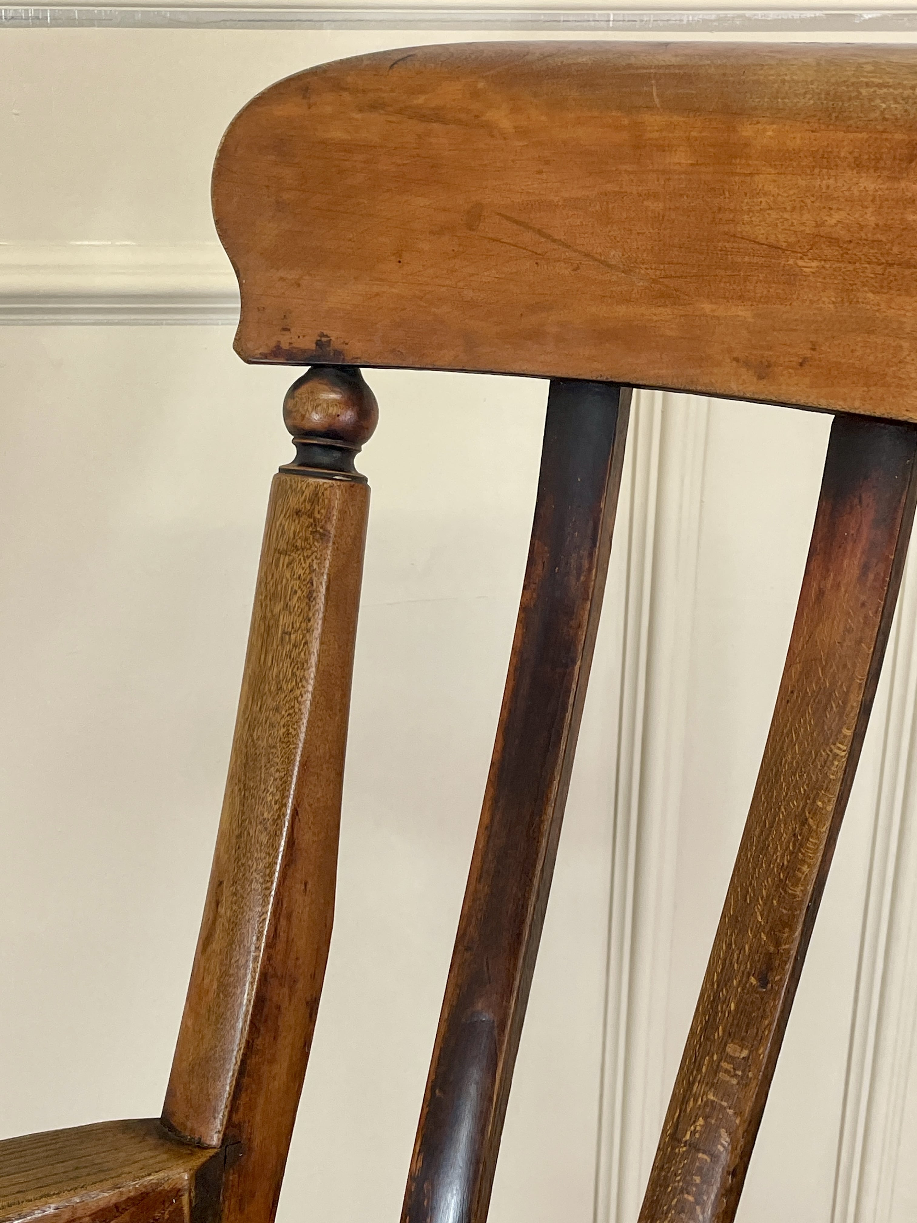 Antique Victorian Farmhouse Lathe Back Arm Chair | Taylors